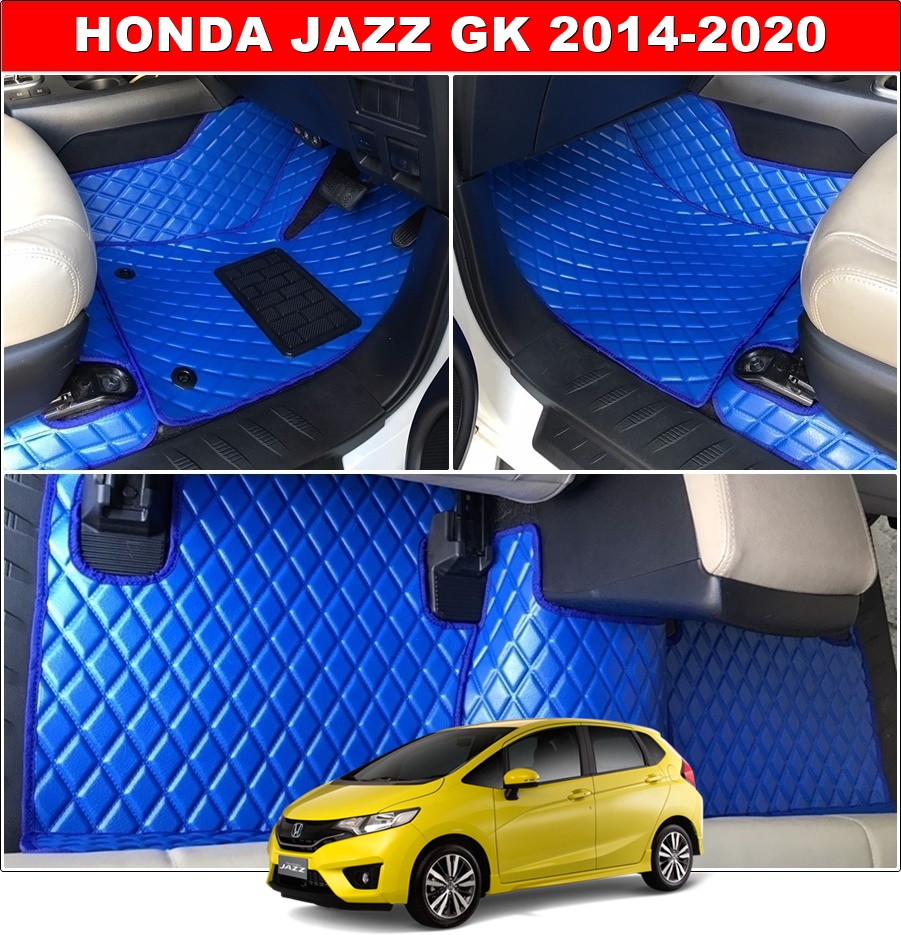 พรมปูพื้นรถยนต์HONDA JAZZ GK 2014-20 ลายDIAMOND เต็มคัน