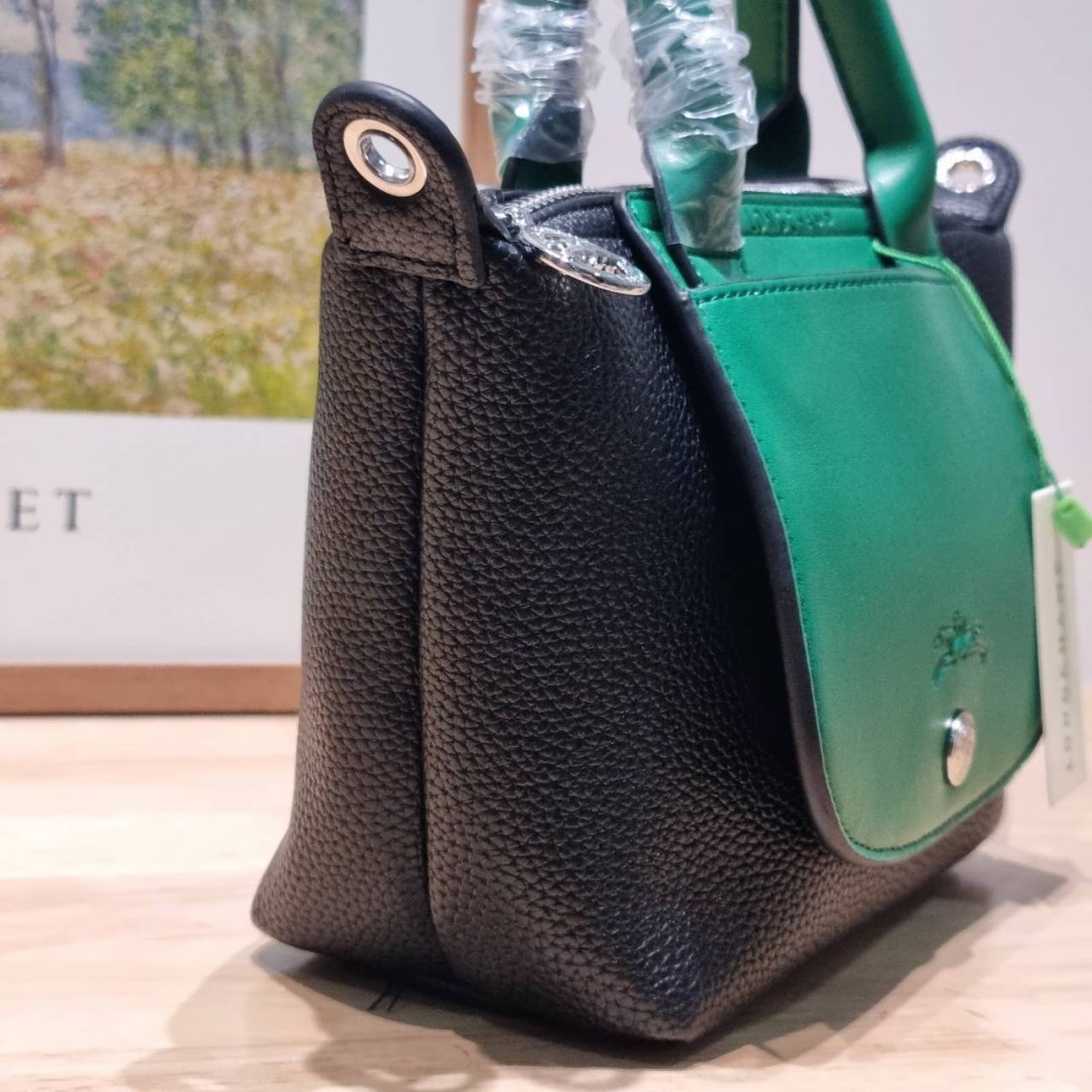 Longchamp le pliage xtra XS leather top handle bag กระเป๋าถือ/สะพายรุ่นยอดฮิต ที่มาในดีไซน์ทูโทน โดดเด่นมีกิมมิค น่ารักน่าใช้สุดๆ