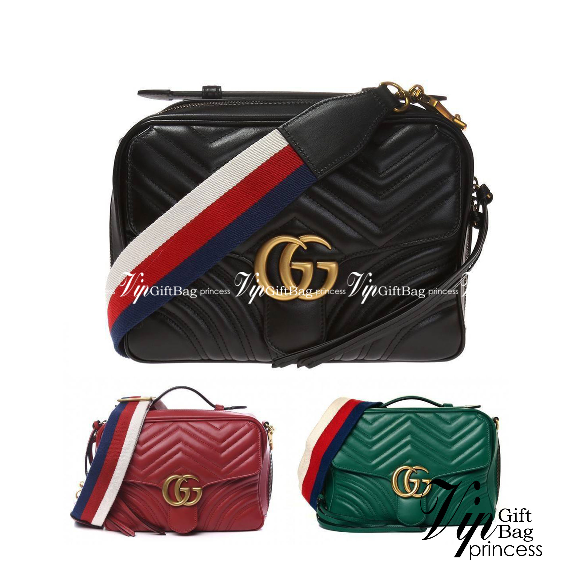 VIP GUCCI GG MARMONT TOP HANDLE SHOULDER BAG / BOLSA GG MATELASSE กระเป๋าถือ กระเป๋าสะพาย คอลเลคชั่นสุดหรู มาพร้อมสายสปอร์ตสะพายยาว สามารถปรับระดับได้ ถอดได้ เป็นอีกรุ่นที่โดดเด่นมากๆ การใช้งานคล้องตัวสุดๆ โดดเด่นด้วยโลโก้ GG ขนาดใหญ่เป็นเอกลักษณ์