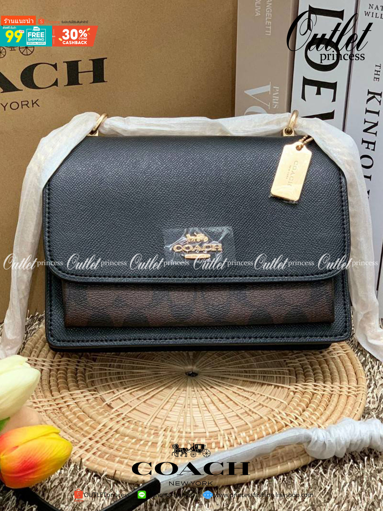 พร้อมส่งถึง8สี ห้ามพลาดค่ะ! COACH KLARE CROSSBODY BAG ((91019//91174//90400//1424//90635)) พร้อมส่งที่ไทย กระเป๋าสะพายครอสบอดี้ร์หรือสามารถทบเป็นสายคู่คล้องไหล่ได้ด้วยค่ะ หนังแท้ แต่ละสีทำลายหนังได้สวยงามแตกต่างกันออกไปนะคะ ✔️ห้อยด้วยป้ายแบรนด์แบบโ