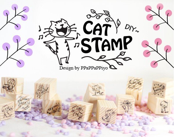 STAMP CAT SET