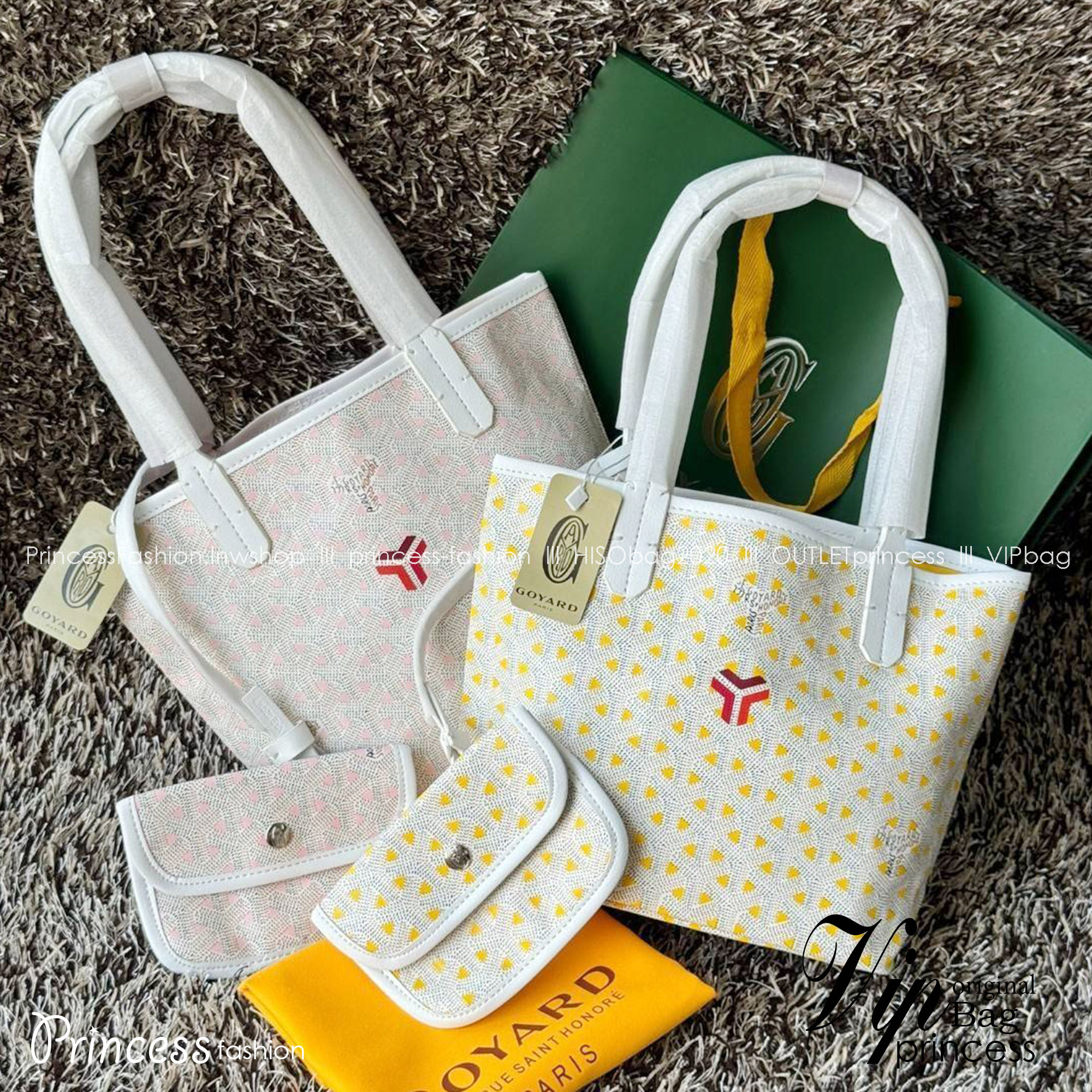 พร้อมส่ง 4 สี Goyard claire voie Mini Tote Bag กระเป๋าทรงโท้ทมินิ เกรดออริ สลับแท้ 1:1 ใช้ต่างประเทศได้ ภาพถ่ายจากงานขายจริง