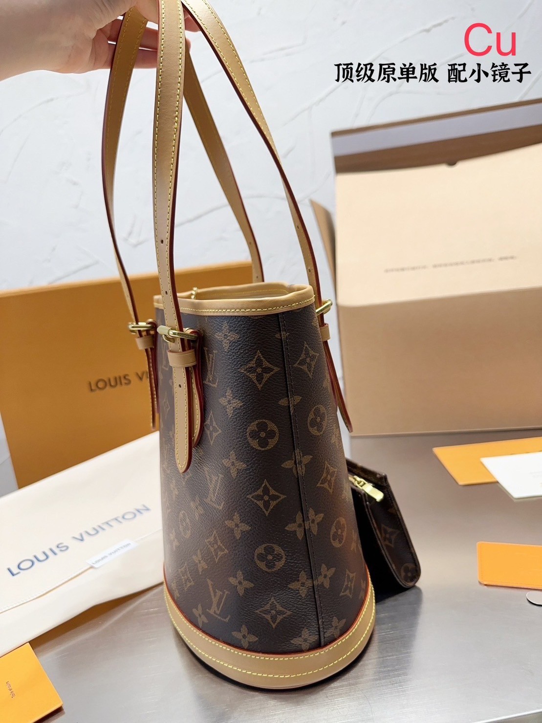 LV Bucket Vintage Bag / LV monogram canvas bucket bag พร้อมส่ง กระเป๋าสะพายทรงบัคเก็ตวินเทจพร้อมใบเล็ก สวยหรู ดูผู้ดี รูปทรงคลาสสิคทรงถัง ใช้งานง่าย