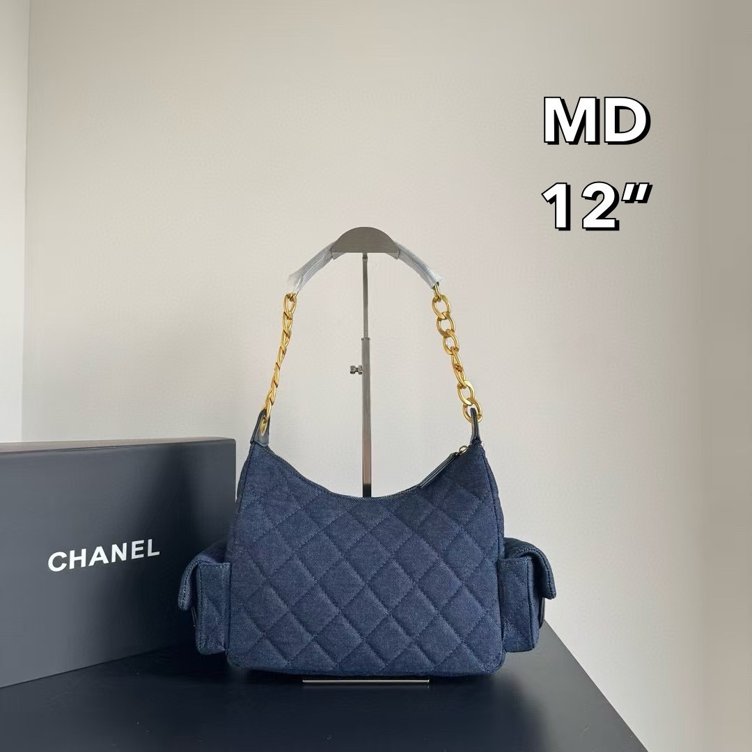 CHANEL 25C Hobo Bag ใหม่ล่าสุดก่อนใคร กับกระเป๋าสะพายทรงโฮโบรูปทรงสวยคลาสสิค ใช้งานได้ง่าย ทุกลุค ทุกสไตล์