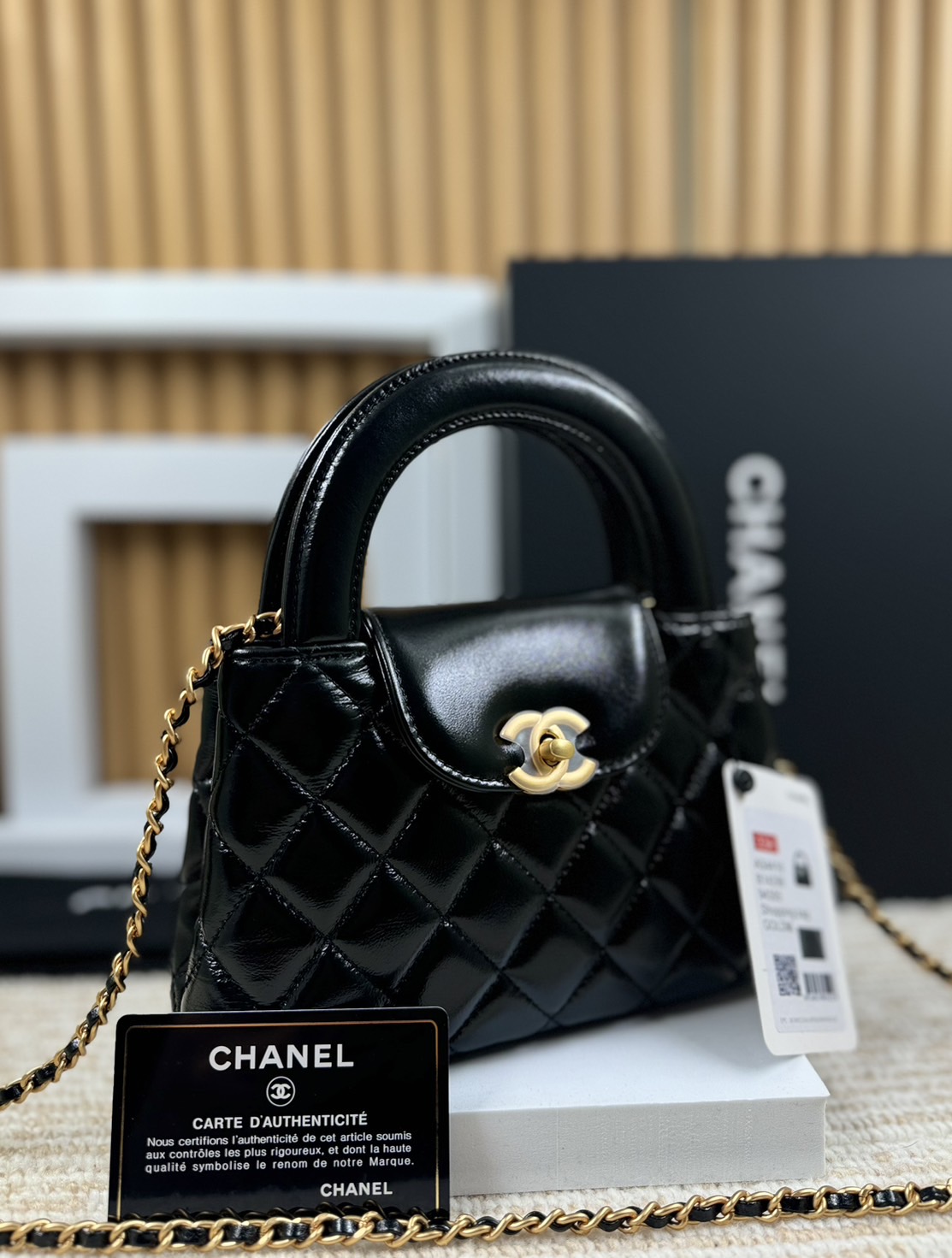 Chanel mini kelly flap bag เกรดออริ สลับแท้ 1:1 ใช้งานต่างประเทศได้