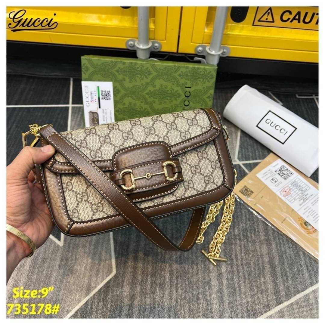 GUCCI Horsebit 1955 shoulder bag ภาพถ่ายจากงานขายจริง ใช้งานต่างประเทศได้