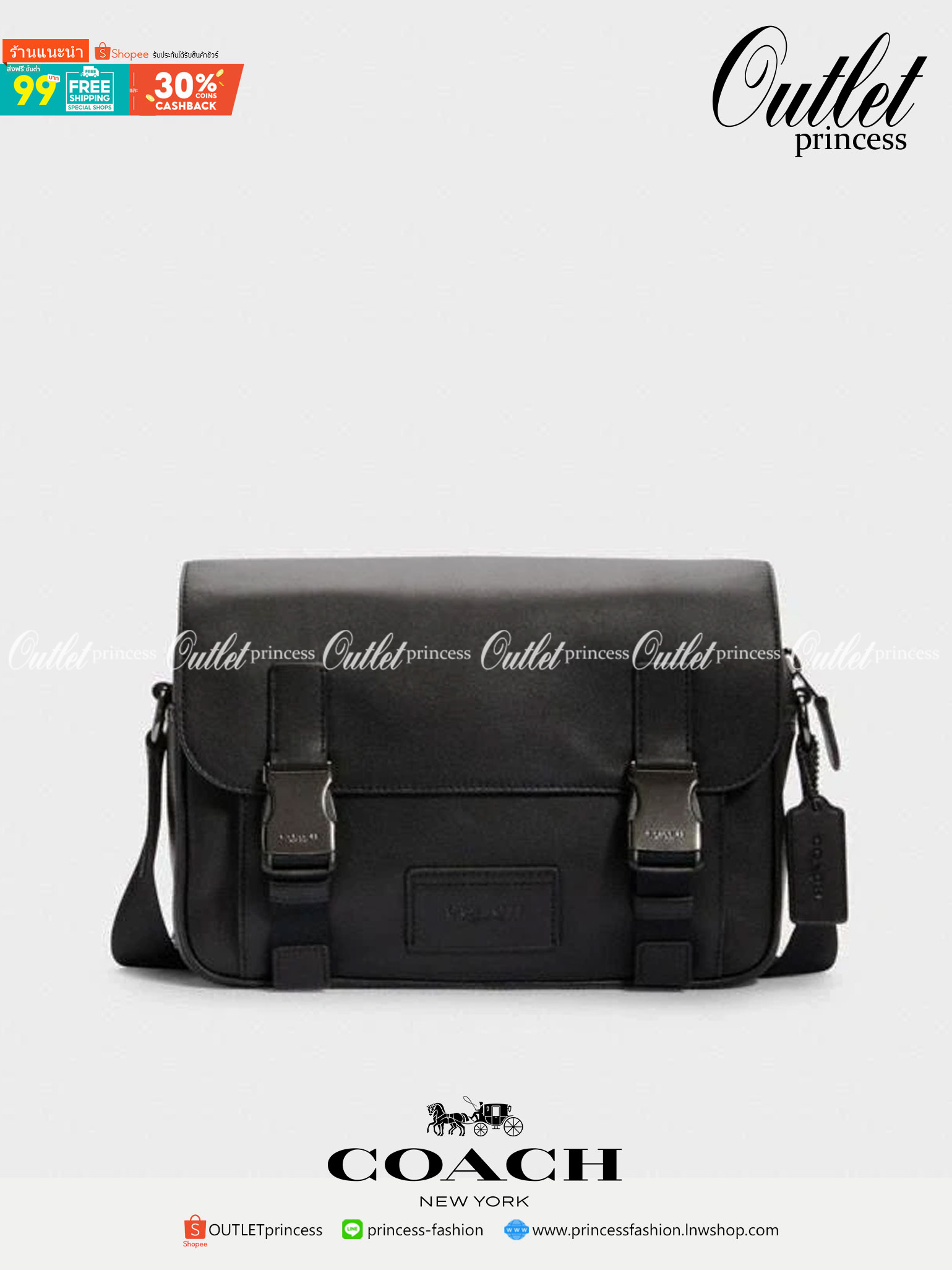 ลุคคือดูดีมากๆ ต้อนรับปีใหม่นี้กันค่า😘 COACH TRACK CROSSBODY ((2715)) เข้าใหม่อีกหนึ่งสี พร้อมส่งที่ไทย ใหม่ล่าสุดค่ะ! กระเป๋าสะพายครอสบอดี้ร์หรือสะพายข้าง หนังแท้ชั้นดีที่สุด หนังนิ่มเรียบสวยมากๆค่ะ ด้านหน้าเย็บป้ายหนังโลโก้แบรนด์ เปิดปิดกระเป๋าแ