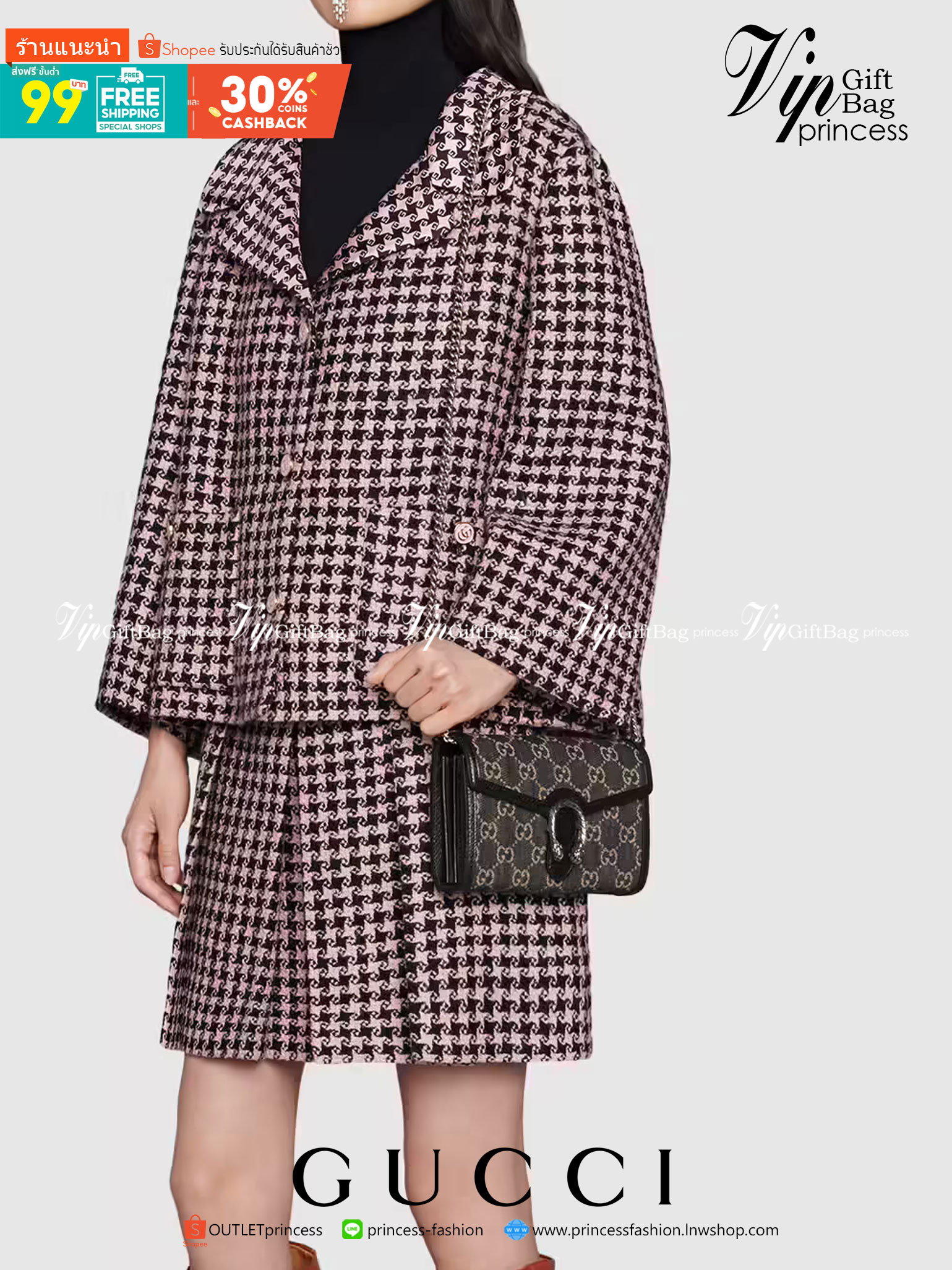 หนังแท้ GUCCI Dionysus mini chain bag / GG Dionysus Wallet Black and ivory GG denim jacquard พร้อมส่งที่ไทย งานหนังแท้และผ้าแจ็คการ์ดออร์แกนิกอย่างดี พร้อมส่งที่ไทย ภาพสินค้าถ่ายจากงานขายจริง ใช้งานต่างประเทศได้