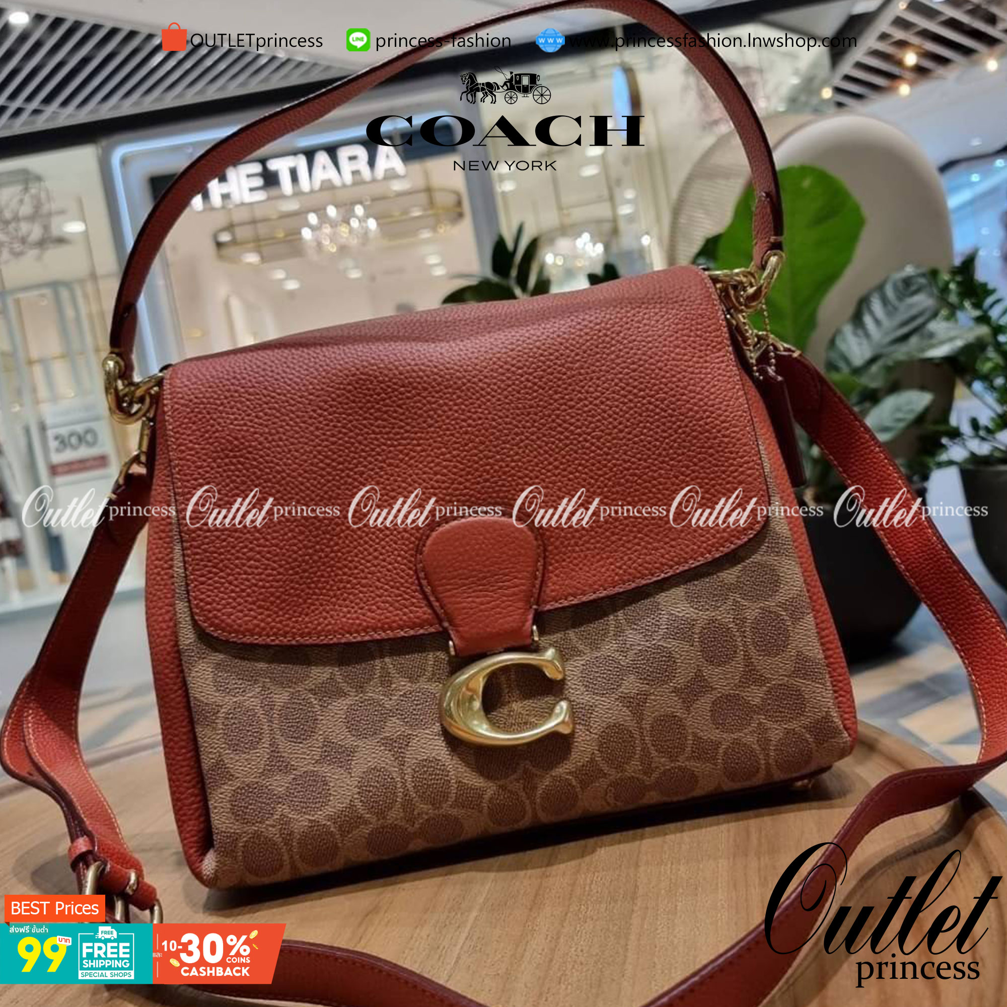 COACH Coated Canvas Signature May Shoulder Bag พร้อมส่งที่ไทย คัดงานคุณภาพ จัดเต็มมาให้ต่อนรับปีใหม่นี้ค่าา ✔️กระเป๋าหิ้ว//คล้องไหล่//สะพายข้างได้ ใบใหญ่ สุดคุ้ม! ✔️หนังแท้ชั้นดีที่สุด หนังหนานิ่ม รู้สึกได้ตอนสัมผัสค่ะ สวยมากๆ ✔️ด้านห
