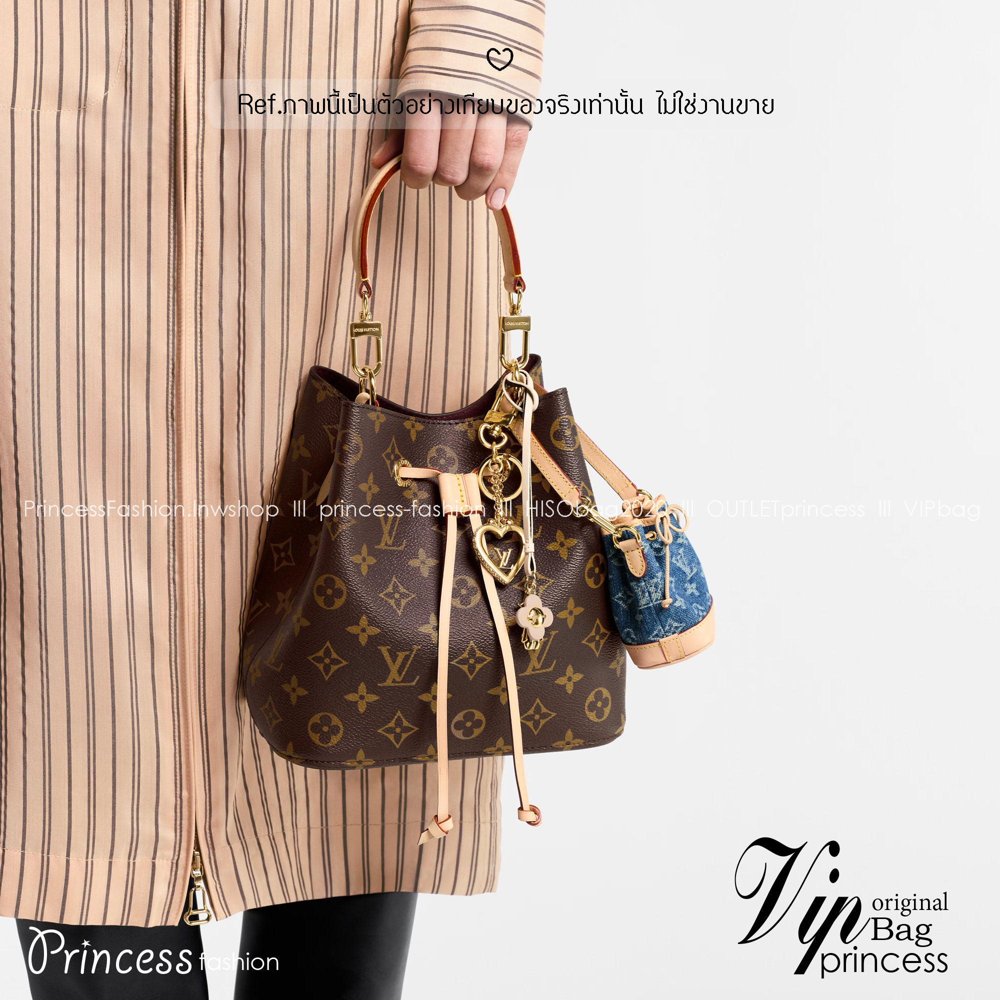 LV Néonoé BB bag กระเป๋าสะพายทรงบัคเก็ตใบเล็ก อีกหนึ่งรุ่นท็อปฮิต ที่ไม่มีไม่ได้จริงๆ โดดเด่นและเป็นเอกลักษณ์ด้วยลายโมโนแกรม