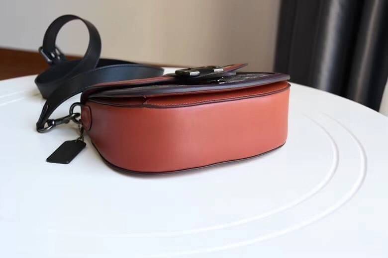 COACH 0745 Printed coated canvas and glovetanned leather