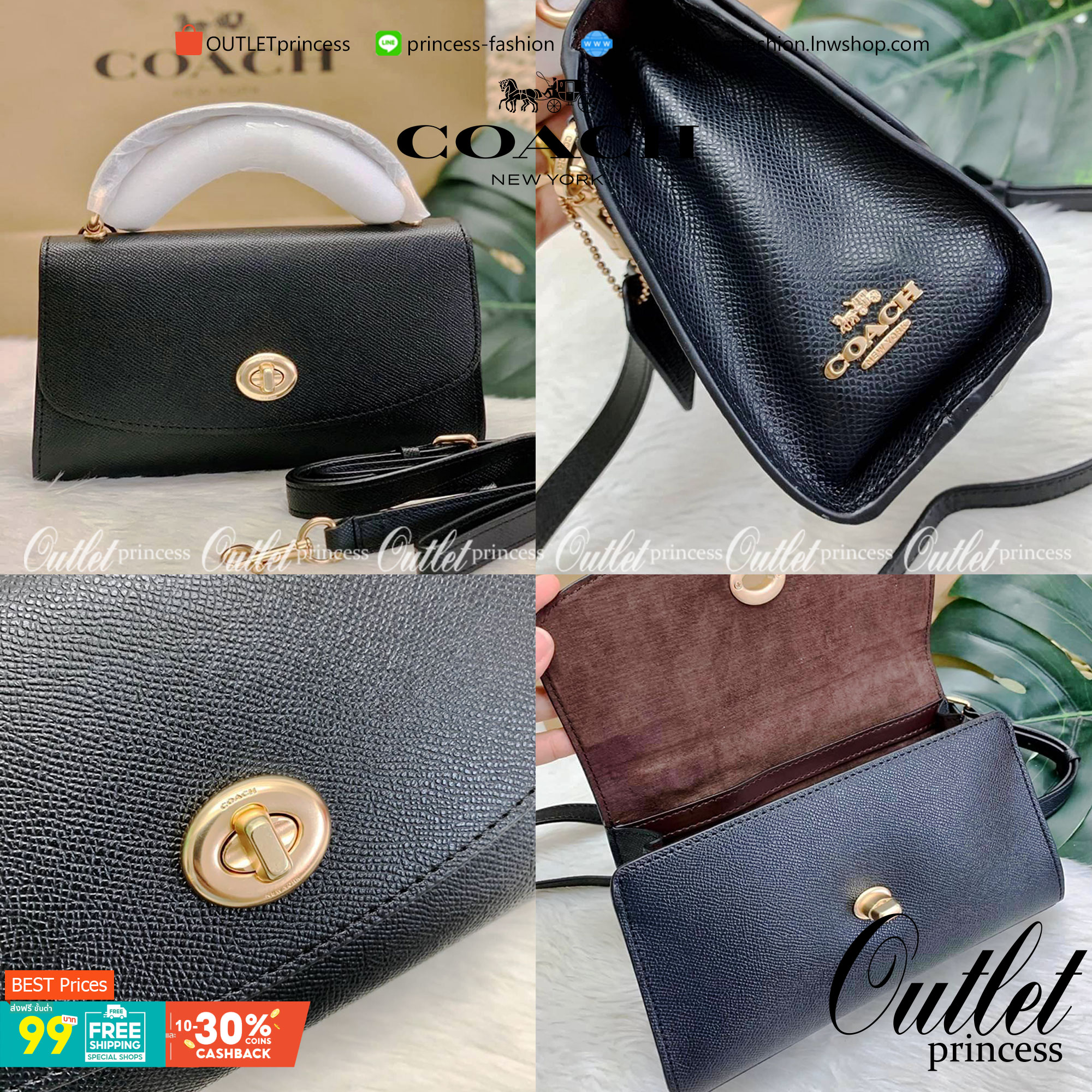COACH TILLY SATCHEL 23 ((C1802//C1439/C1435)) พร้อมส่งที่ไทยทันทีค่ะ! กระเป๋าสะพายครอสบอดี้ร์หรือหิ้วก็เก๋ไปอีกค่ะ หนังแท้สวยงาม เปิดปิดกระเป๋าแบบหมุนล็อค ภายในมี2ช่องหลัก ใส่กระเป๋าเงินใบกลางได้;มือถือได้ทุกรุ่น;ของจำเป็นสาวๆได้ครบค่ะ;มีช่องซิปกลางและช่อ