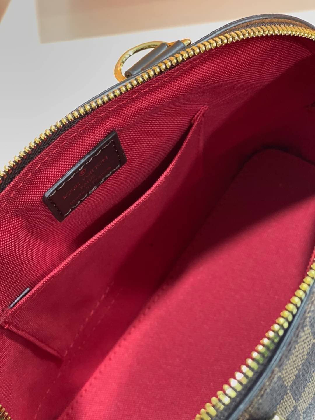 LV Alma BB Damier Ebene Handbag กระเป๋าถือสะพาย เกรดออริ 1:1 ใช้งานต่างประเทศได้