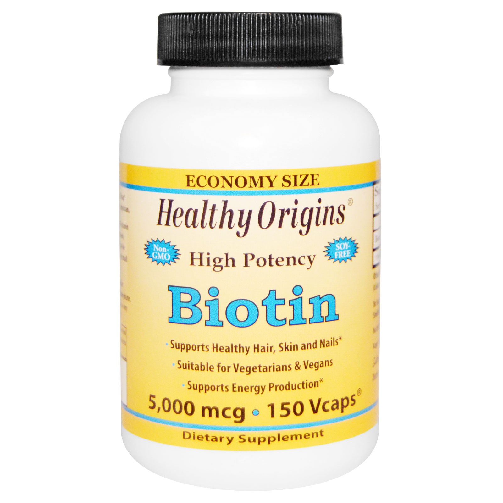 (Pre-order) Healthy Origins Biotin High Potency 5000 mcg 150 Vcaps