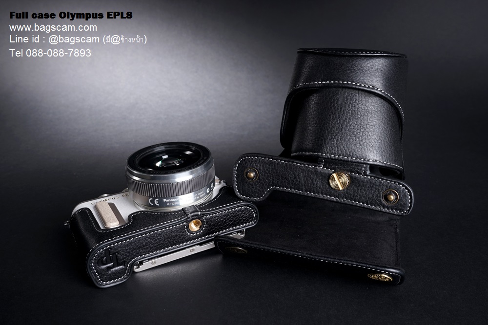 เคสกล้อง Olympus EPL8 หนังแท้