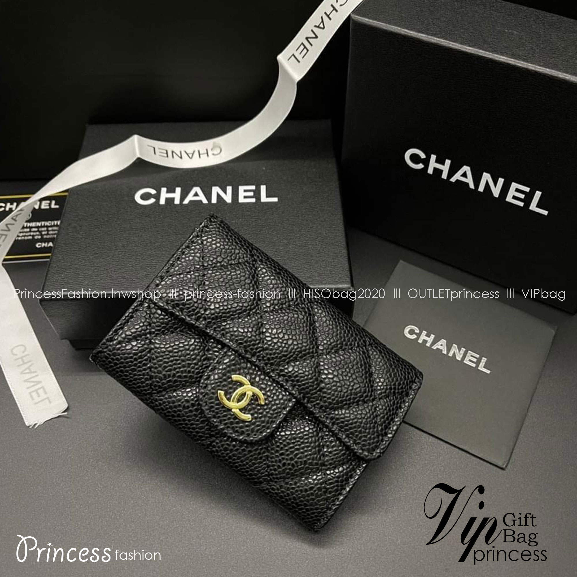 Chanel Wallet / Chanel Card Holder / Chanel Coin กระเป๋าสตางค์ชาแนลใบสั้น กระเป๋าใส่บัตร ใส่เหรียญ ภายในตามรูป เกรดออริจินอล ภาพถ่ายจากงานขายจริง ใช้งานต่างประเทศได้
