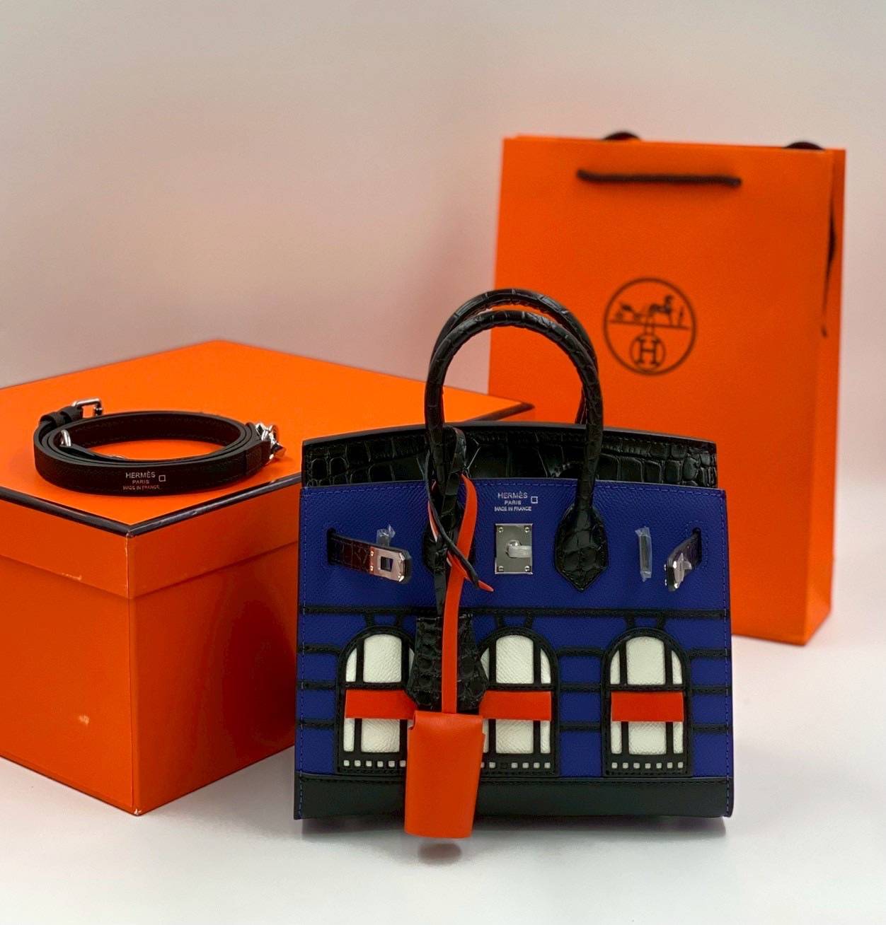 ORI หนังแท้ | Hermes Birkin Bag Faubourg 20cm รุ่นลิมิเต็ด กระเป๋าสะพายที่สุดแห่งหรูหราลัคชู นิยามของความสง่างามเหนือกาลเวลา แบรนด์เนมในฝัน งดงามดั่งเจ้าหญิง แบรนด์ที่บ่งบอกถึงฐานะและรสนิยมของคุณ