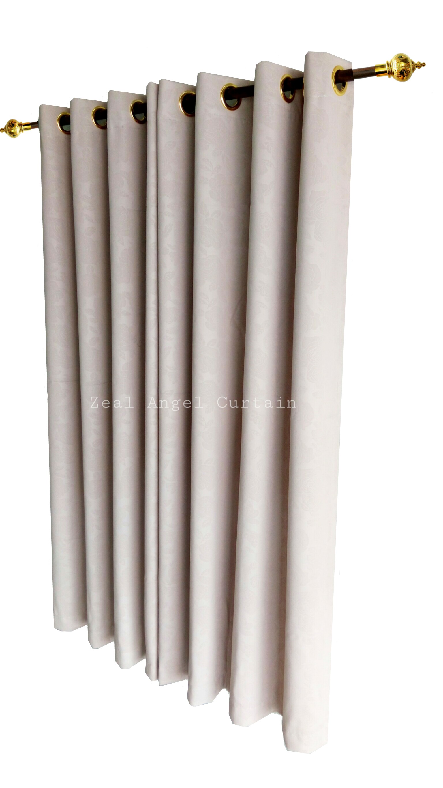 ผ้าม่าน ก.270*ส.150ซม./ผืน รุ่นโรซี่ (Rosy) สีนู้ด(สีเนื้ออ่อน)Nude