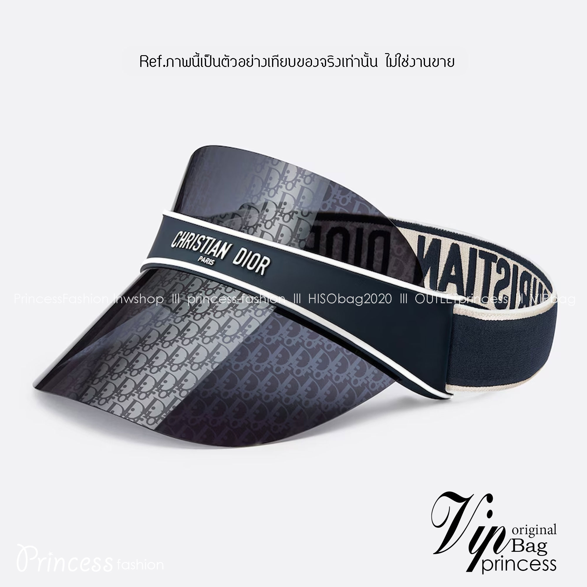 พร้อมส่ง 2สี DiorClub V1U Oblique Visor / Dior oblique visor hat หมวกสไตส์สปอร์ตดิออร์ เกรดออริ สลับแท้ 1:1 ใช้ต่างประเทศได้