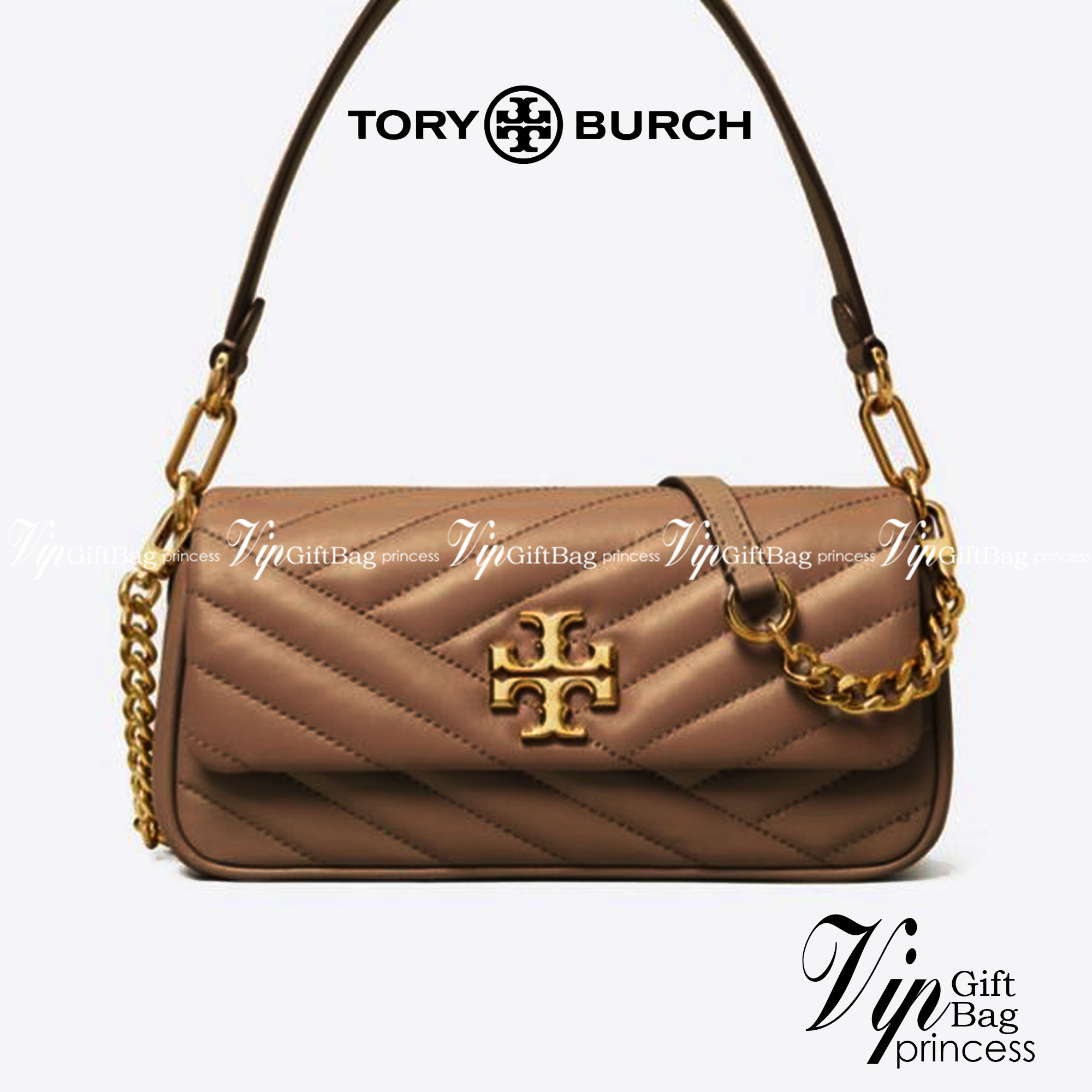สีออกใหม่ แถมหายากด้วยค่าา! TORY BURCH KIRA CHEVRON SMALL FLAP SHOULDER BAG พร้อมส่งที่ไทย จำนวนจำกัดค่ะ! ✔️กระเป๋าคล้องไหล่หรือสะพายข้างได้ เปลี่ยนลุคดูไม่จำเจ 🔺หนังแกะแท้ ซึ่งจะคุณภาพดี เงา นิ่ม และราคาสูงกว่าหนังวัวนะคะ!