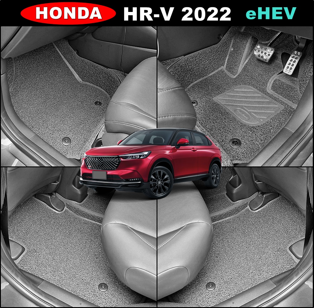 พรมดักฝุ่นไวนิล HONDA HR-V 2022 พรมดักฝุ่นในรถยนต์ เกรดA หนานุ่ม เข้ารูป ตรงรุ่นรถ เต็มคัน