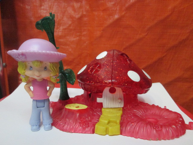 StrawberryShortcake and the Muchroom house ตุ๊กตาตัวละครและตัวการ์ตูนชื่อดัง