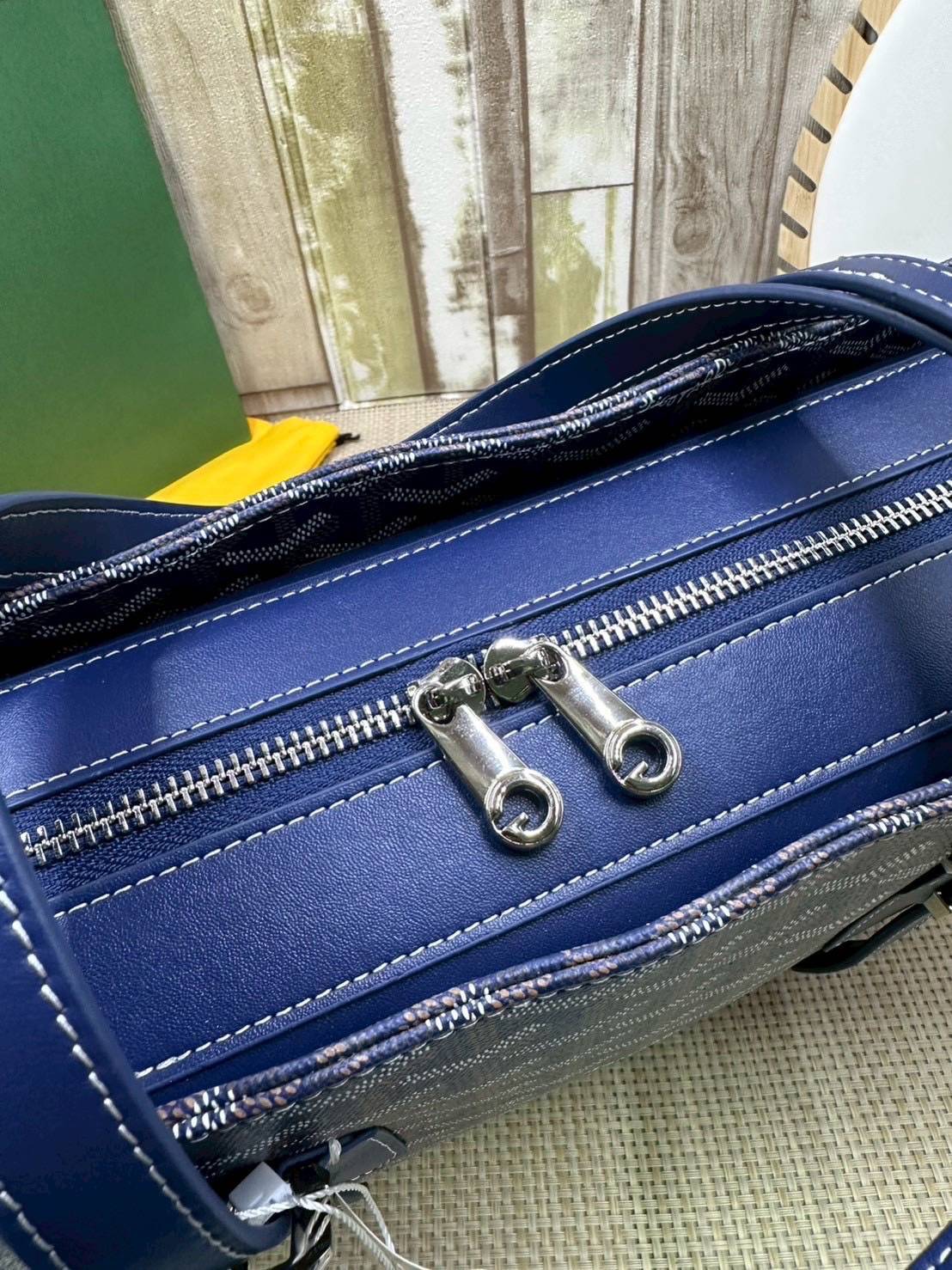 7 สี ORI หนังแท้ | GOYARD Goyardine Sac Marie Galante 35cm / Goyard Tote Bag กระเป๋าสะพายทรงโท้ท พร้อมหูจับใช้งานง่าย ภายในโล่งกว้าง หรูหราลงตัว