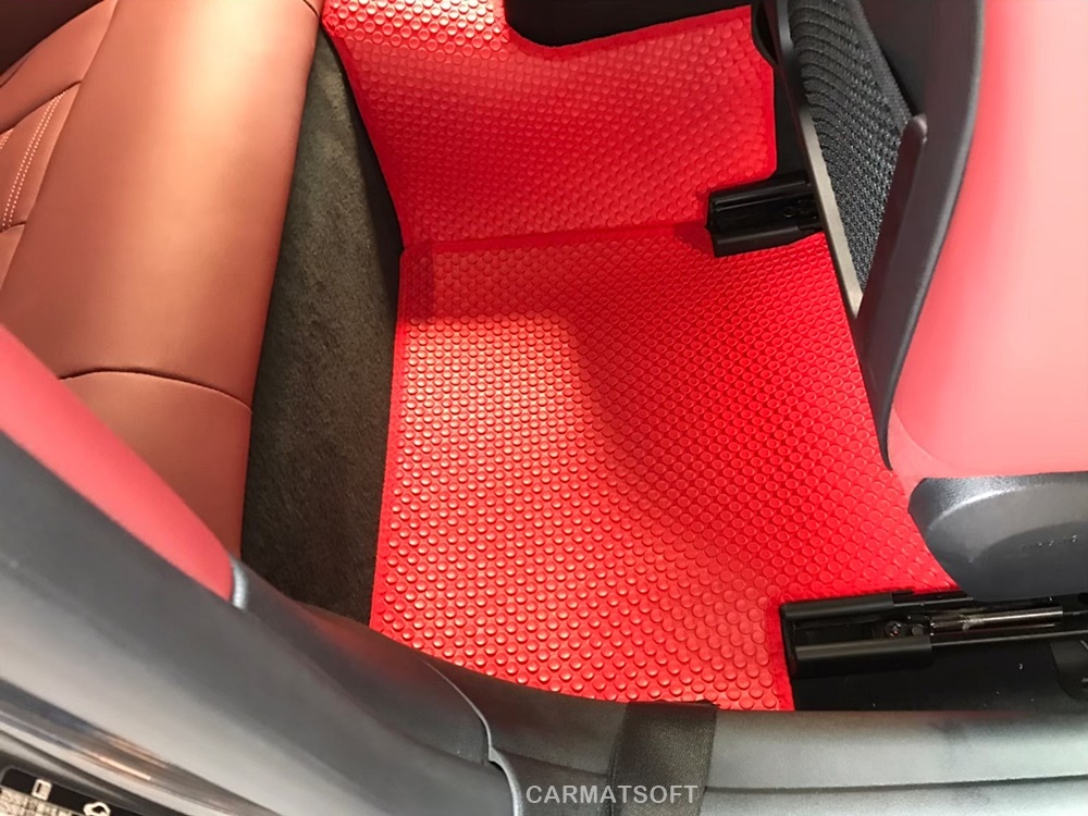 ยางปูพื้นรถยนต์ BMW SERIES 4 F32 / F33 ปี2013-17 พรมกระดุมเม็ดเล็ก เข้ารูป 5ชิ้น