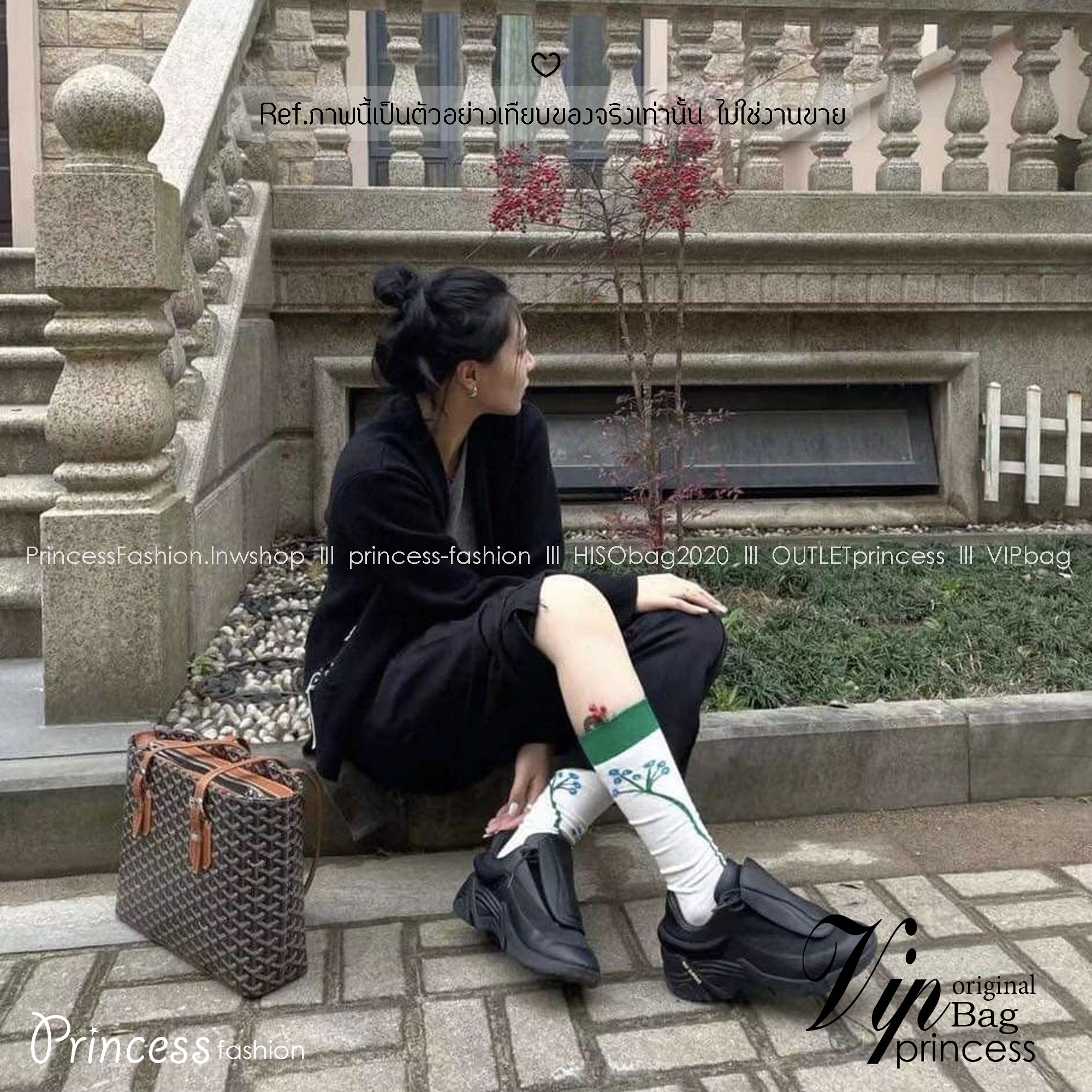 7 สี ORI หนังแท้ | GOYARD Goyardine Sac Marie Galante 35cm / Goyard Tote Bag กระเป๋าสะพายทรงโท้ท พร้อมหูจับใช้งานง่าย ภายในโล่งกว้าง หรูหราลงตัว