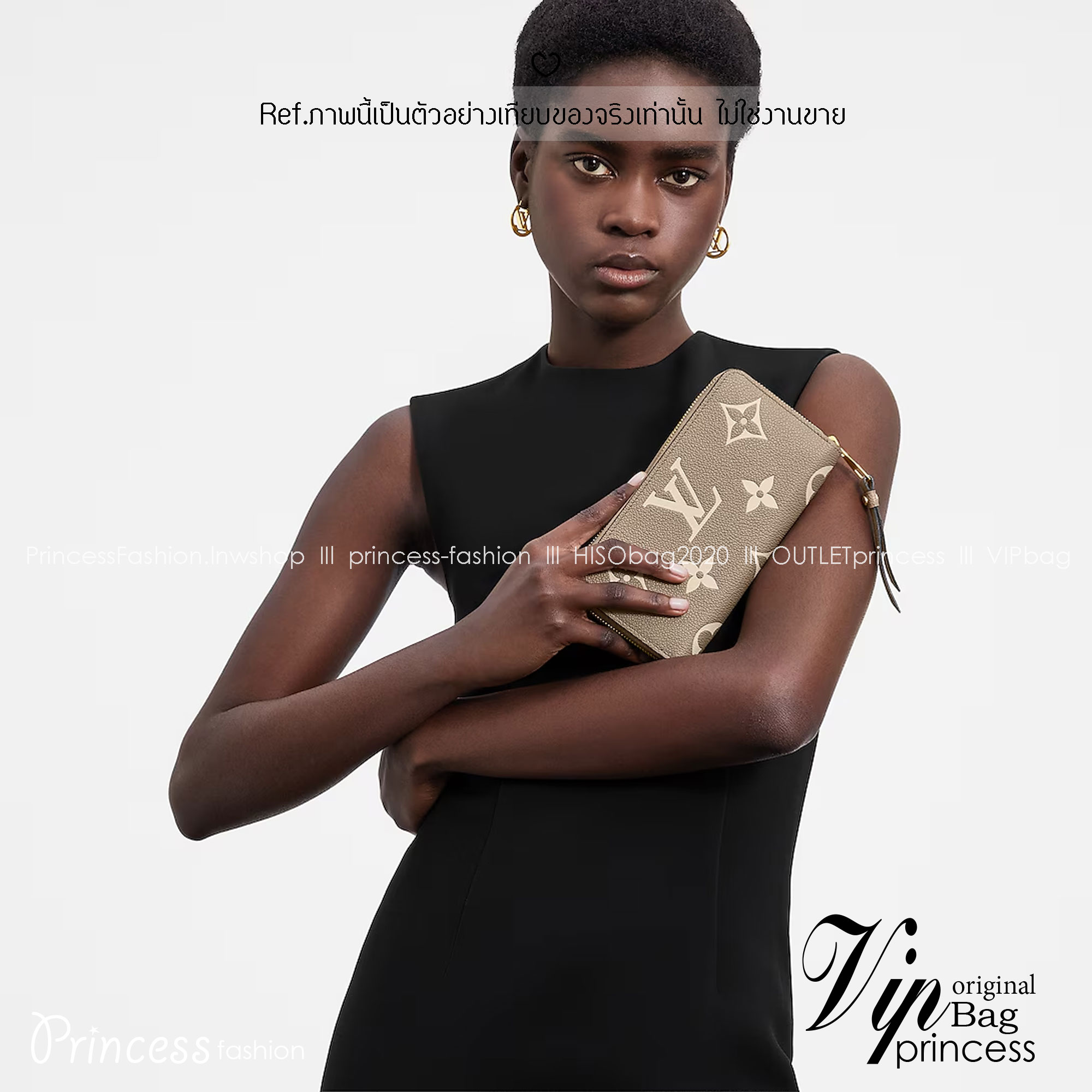 ORI หนังแท้ | LV Zippy wallet two-tone Monogram Empreinte leather / LV Long Wallet กระเป๋าสตางค์ใบยาวซิปรอบ กระเป๋าสตางค์ผู้หญิง