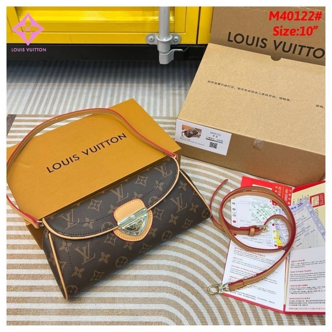 LV Monogram Canvas Beverly Clutch Bag / LV Monogram Pochette Beverly Shoulder Bag กระเป๋าทรงคลัช ทรงพอช งานวินเทจ ลายโมโนแกรม ถือหรือสะพายไหล่ได้ สวยหรูตลอดกาล