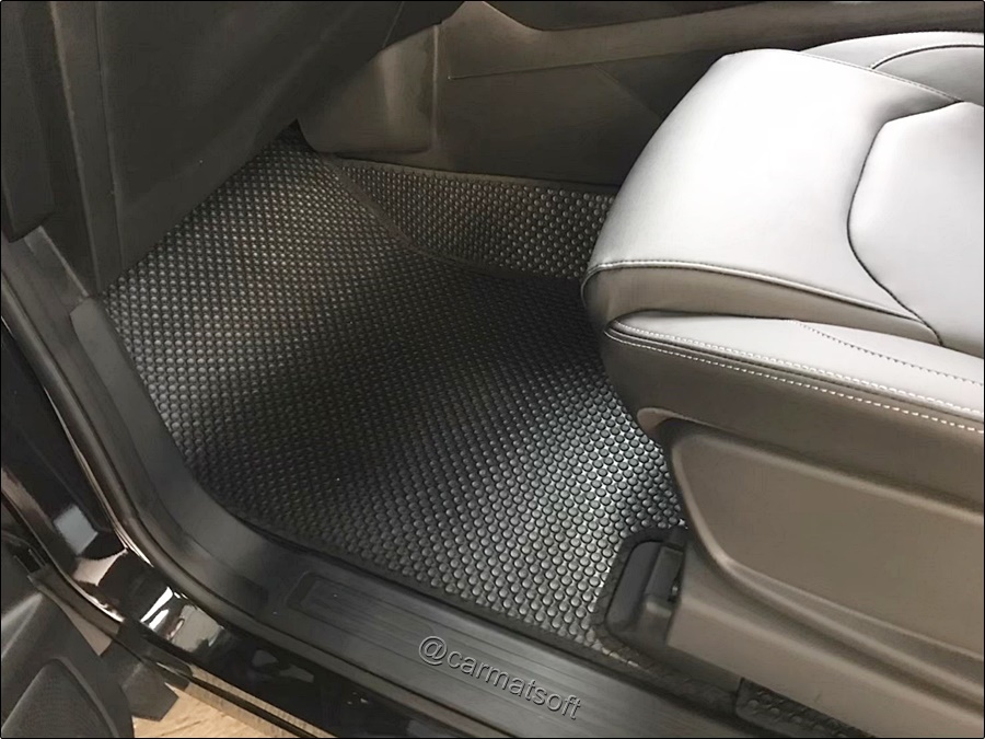 พรมกระดุมเม็ดเล็ก CHEVROLET CAPTIVA 2020 สีดำ เต็มคัน รวมแผ่นท้าย ปิดเบาะ 7ที่นั่งเข้ารูป