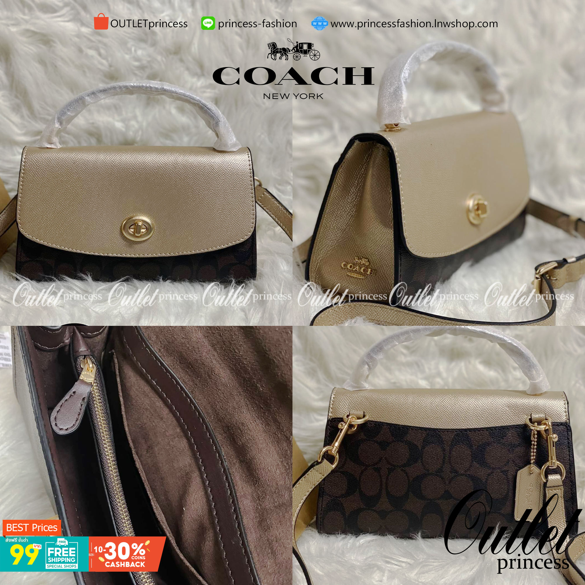 COACH TILLY SATCHEL 23 ((C1802//C1439/C1435)) พร้อมส่งที่ไทยทันทีค่ะ! กระเป๋าสะพายครอสบอดี้ร์หรือหิ้วก็เก๋ไปอีกค่ะ หนังแท้สวยงาม เปิดปิดกระเป๋าแบบหมุนล็อค ภายในมี2ช่องหลัก ใส่กระเป๋าเงินใบกลางได้;มือถือได้ทุกรุ่น;ของจำเป็นสาวๆได้ครบค่ะ;มีช่องซิปกลางและช่อ