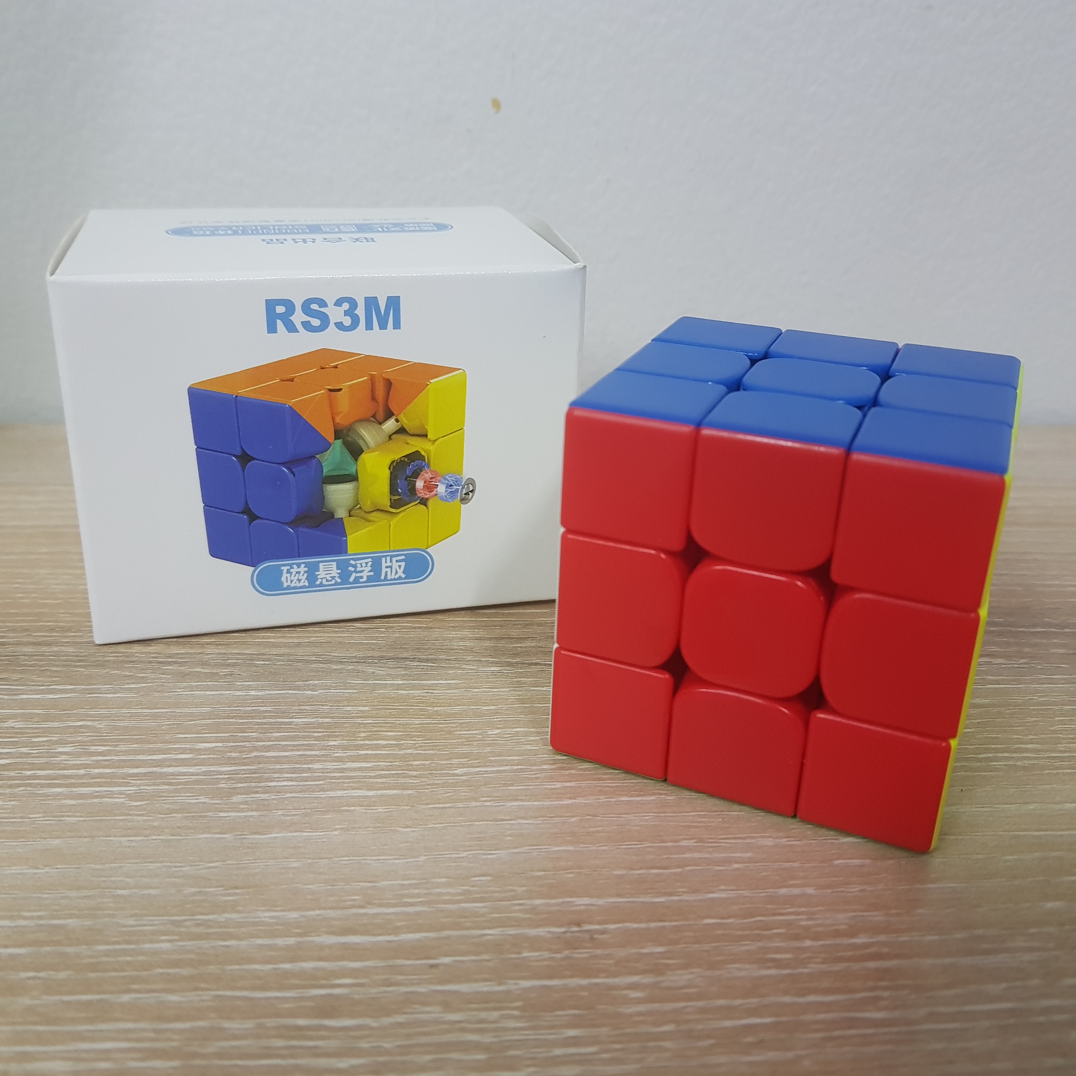 รูบิคแม่เหล็กแกนดี3x3 หมุนลื่น RS3M