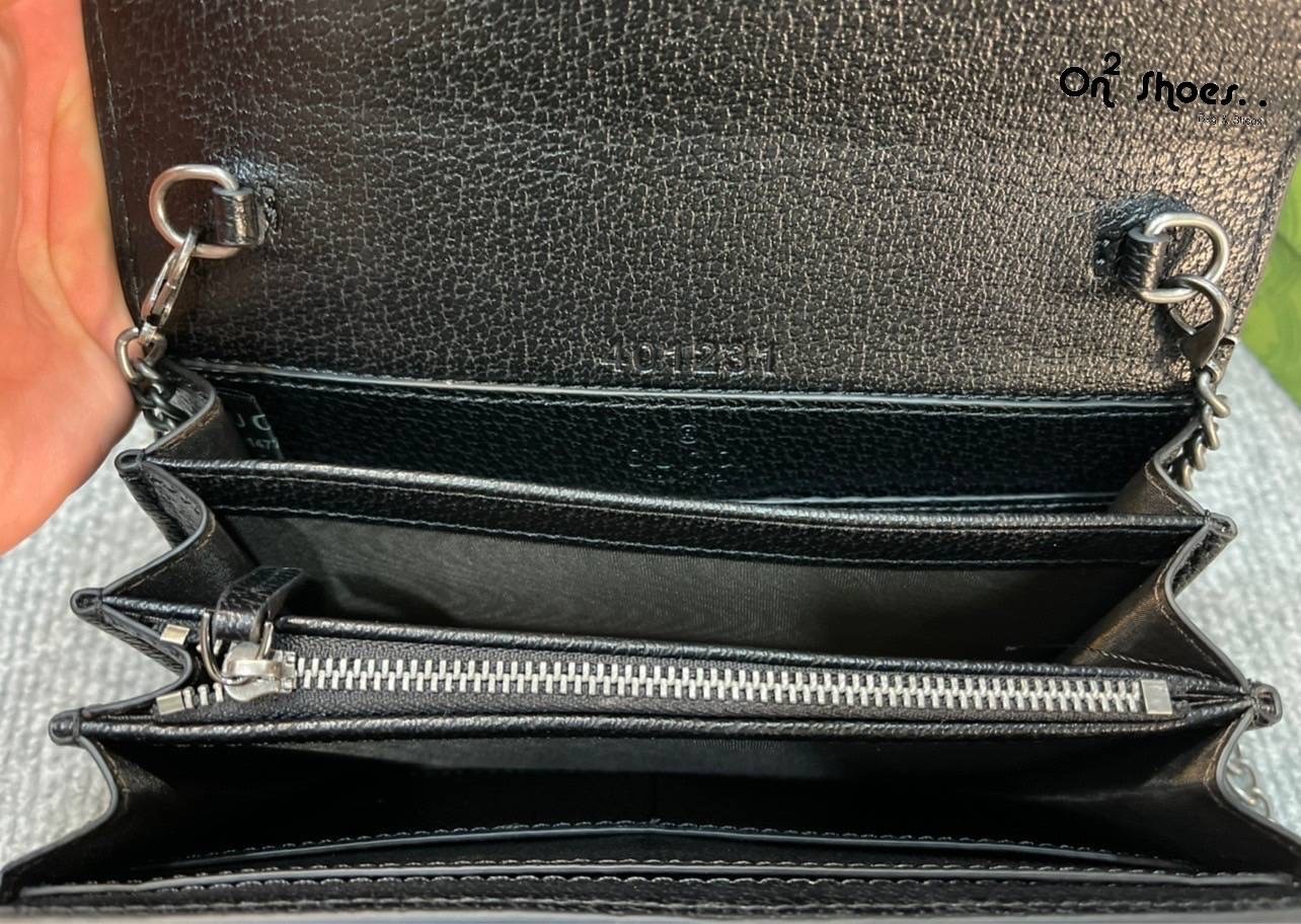 GUCCI Dionysus GG chain wallet / GG Dionysus Wallet พร้อมส่งที่ไทย งานสวยเลยค่า ขนาดกำลังน่ารัก อะไหล่สั่งผลิตเฉพาะรุ่น สะพายขึ้นไหล่คือสวยหรูเลยค่า