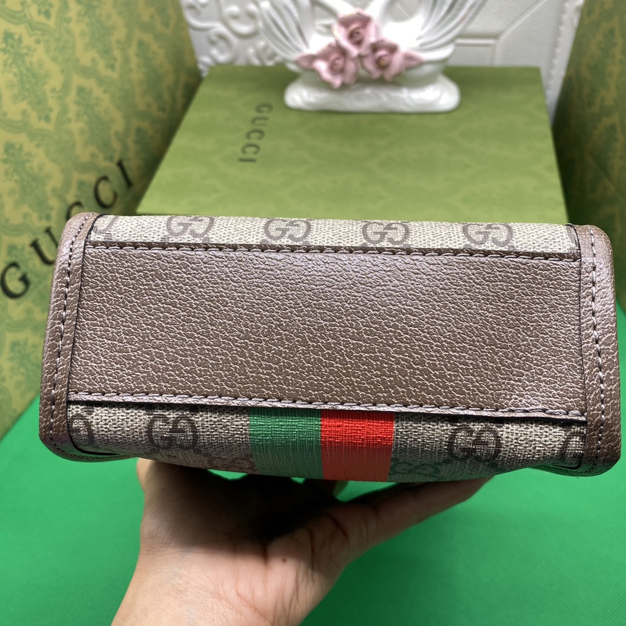 หนังแท้ Gucci Tiger GG mini tote bag พร้อมส่งที่ไทย