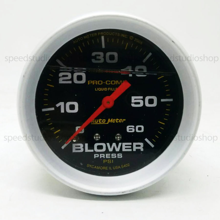 meter Boost มิเตอร์ วัดบูส เกจ์วัดบูสต์ เทอร์โบ หน้าน้ำมัน 60 PSI ดีเซล (หน้าดำ)