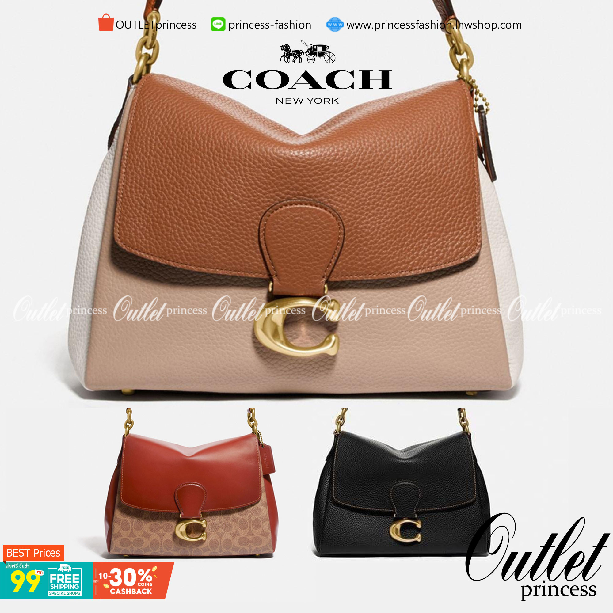 COACH Coated Canvas Signature May Shoulder Bag พร้อมส่งที่ไทย คัดงานคุณภาพ จัดเต็มมาให้ต่อนรับปีใหม่นี้ค่าา ✔️กระเป๋าหิ้ว//คล้องไหล่//สะพายข้างได้ ใบใหญ่ สุดคุ้ม! ✔️หนังแท้ชั้นดีที่สุด หนังหนานิ่ม รู้สึกได้ตอนสัมผัสค่ะ สวยมากๆ ✔️ด้านห