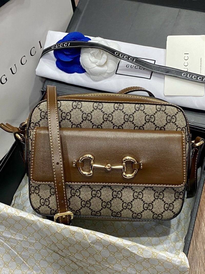 VIP 】หนังแท้ Gucci Horsebit 1955 small shoulder bag พร้อมส่งที่ไทย