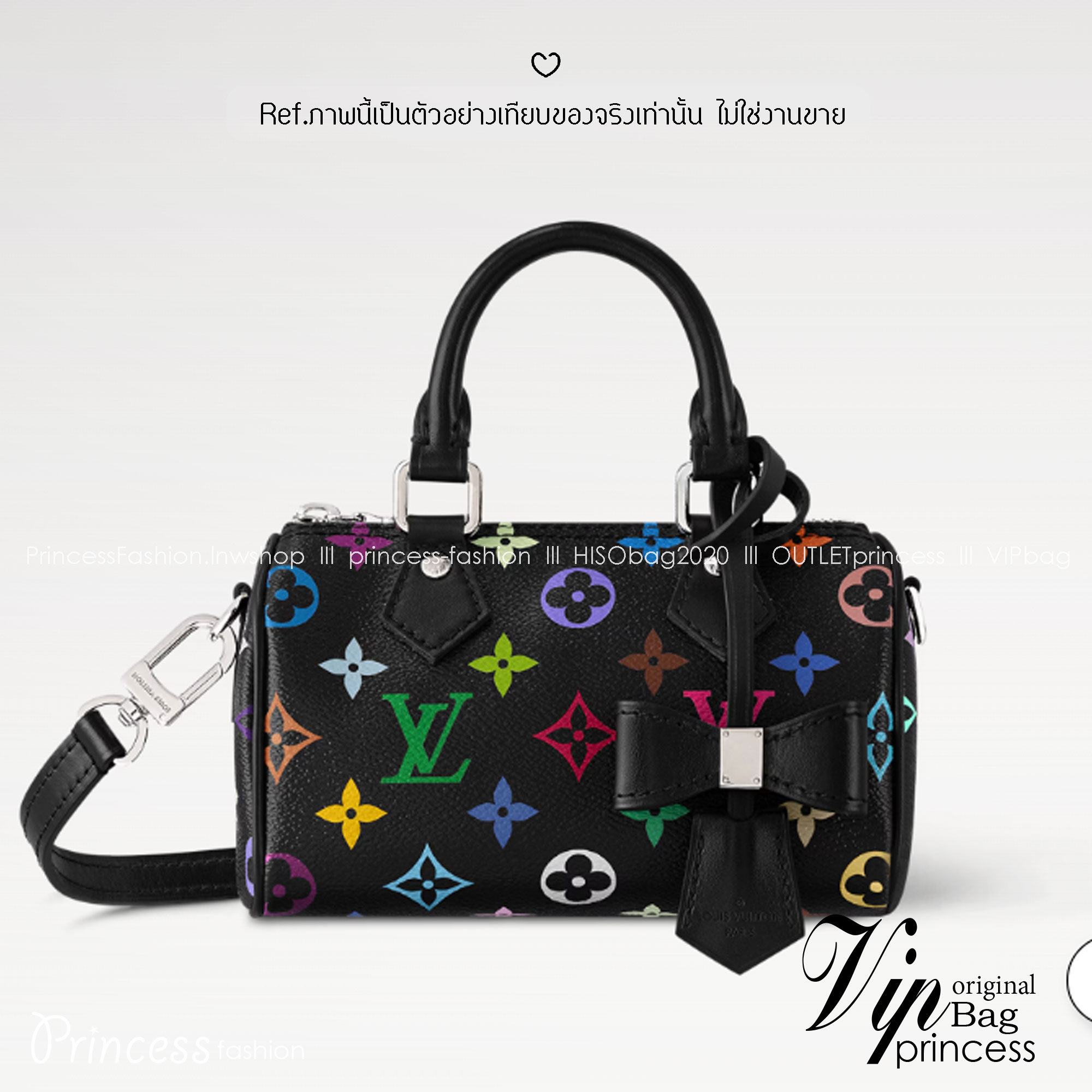 ORI | LV x TM Nano Speedy Bag Murakami กระเป๋าสะพายสปีดี้นาโนไซส์เล็ก เผยความมีชีวิตชีวาปรับดีไซน์โทนสีสดใส สวยเรียบหรู ผู้ดี แต่งแต้มดีเทลจากคอลเลคชั่น LV x Murakami คอมพลีตลุคด้วยที่ห้อยกุญแจรูปโบว์สุดเอ็กซ์คลูซีฟ