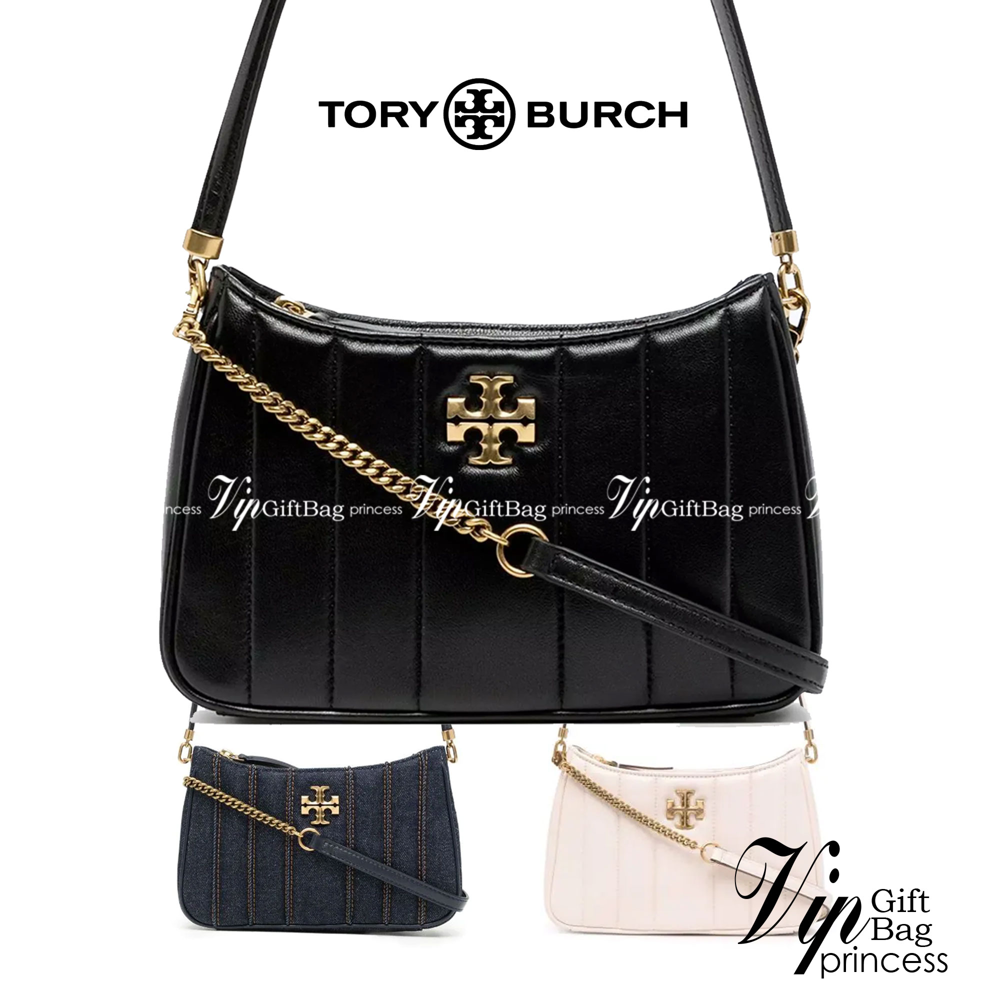 Tory burch Kira logo-plaque crossbody bag กระเป๋า Kira ของ Tory Burch เป็นส่วนหนึ่งของคอลเล็กชั่นที่โดดเด่น และมีหลายรุ่นด้วยกัน โดยมีป้ายโลโก้ Double T ของแบรนด์อยู่ตรงกลาง มีความเรียบง่ายแต่ยังคงความหรูหราโดดเด่นด้วยวัสดุบุผิว ป้ายโลโก้สีทอง สายสะพายโซ่