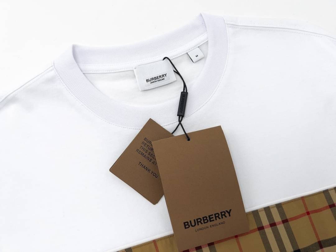 Burberry T-Shirt / BB T-Shirts เสื้อยืดแบรนด์เนม เสื้อแบรนด์หรู เกรดออริจินอล สลับแท้ ภาพถ่ายจากงานจริง ใช้งานต่างประเทศได้