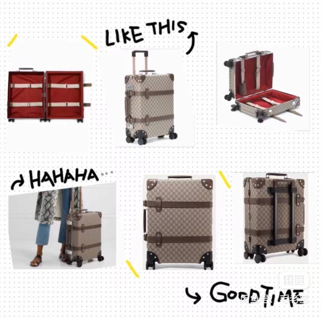 GUCCI Globe-Trotter Carry-On Suitcase / GUCCI globetrotter luggage พร้อมส่ง เกรดท็อปออรินอล งานเหมือนสุด หนังแท้ สวยงามตามรูป TOP ORIGINAL 1:1 เกรดเทียบแท้ ใช้สลับแท้ได้ ใช้งานต่างประเทศได้