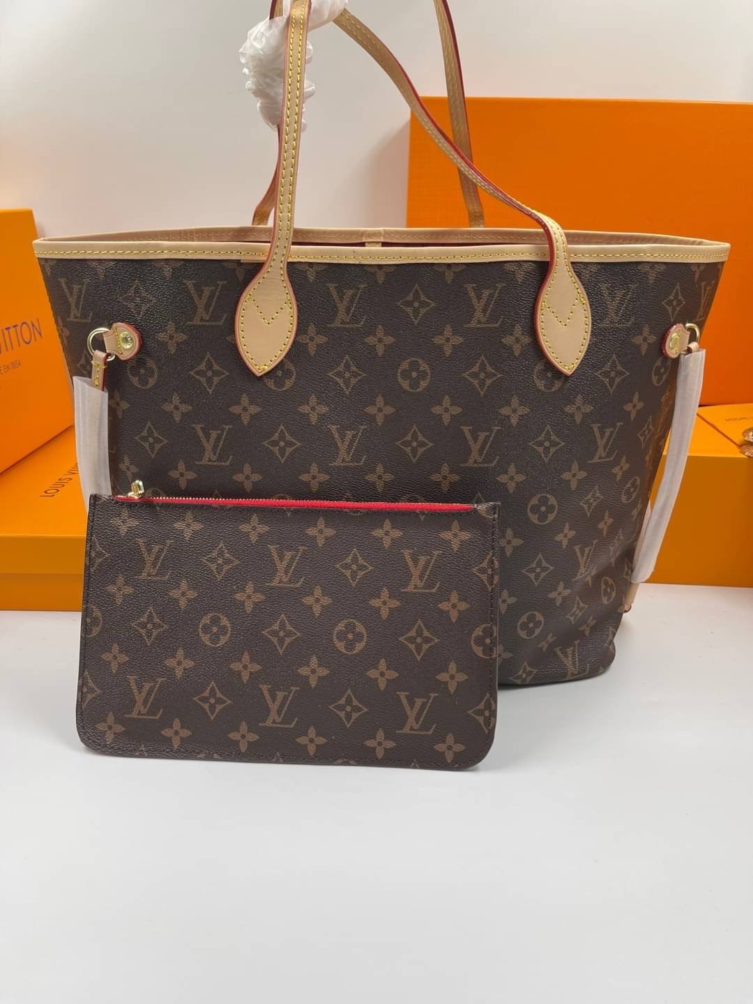 LV Neverfull GM Monogram 36cm / LV Shopping Bag พร้อมส่ง 4 สี **สินค้าเกรดออริจินอล 1:1 สลับแท้ ใช้งานต่างประเทศได้ งานสวยตามรูป ภาพถ่ายจากงานขายจริง
