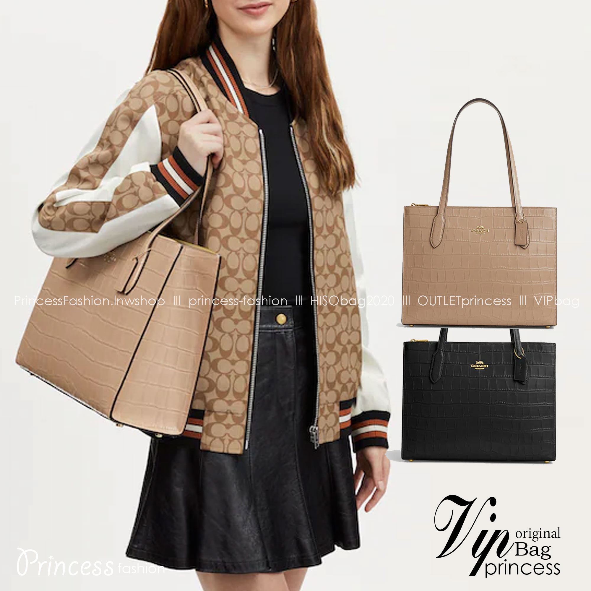 COACH NINA CARRYALL CL654 / COACH Nina Tote Bag พร้อมส่ง 2 สี กระเป๋าโท้ทสะพายไหล่ ใบใหญ่ คอลเลคชั่นใหม่ ตอบโจทย์คนที่ชอบใส่ของเยอะๆได้อย่างดี ดีไซน์รูปทรงคลาสสิค เรียบหรู