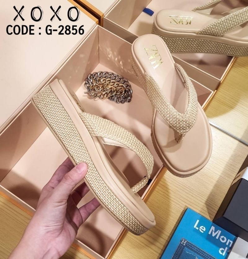 ZARA รองเท้าแตะหนีบ ทรงเตารีด พื้นนุ่มใส่สบาย สายคาดหนีบ เป็นผ้ากระสอบ นุ่ม แมทส์ชุดง่าย น้ำหนักเบา