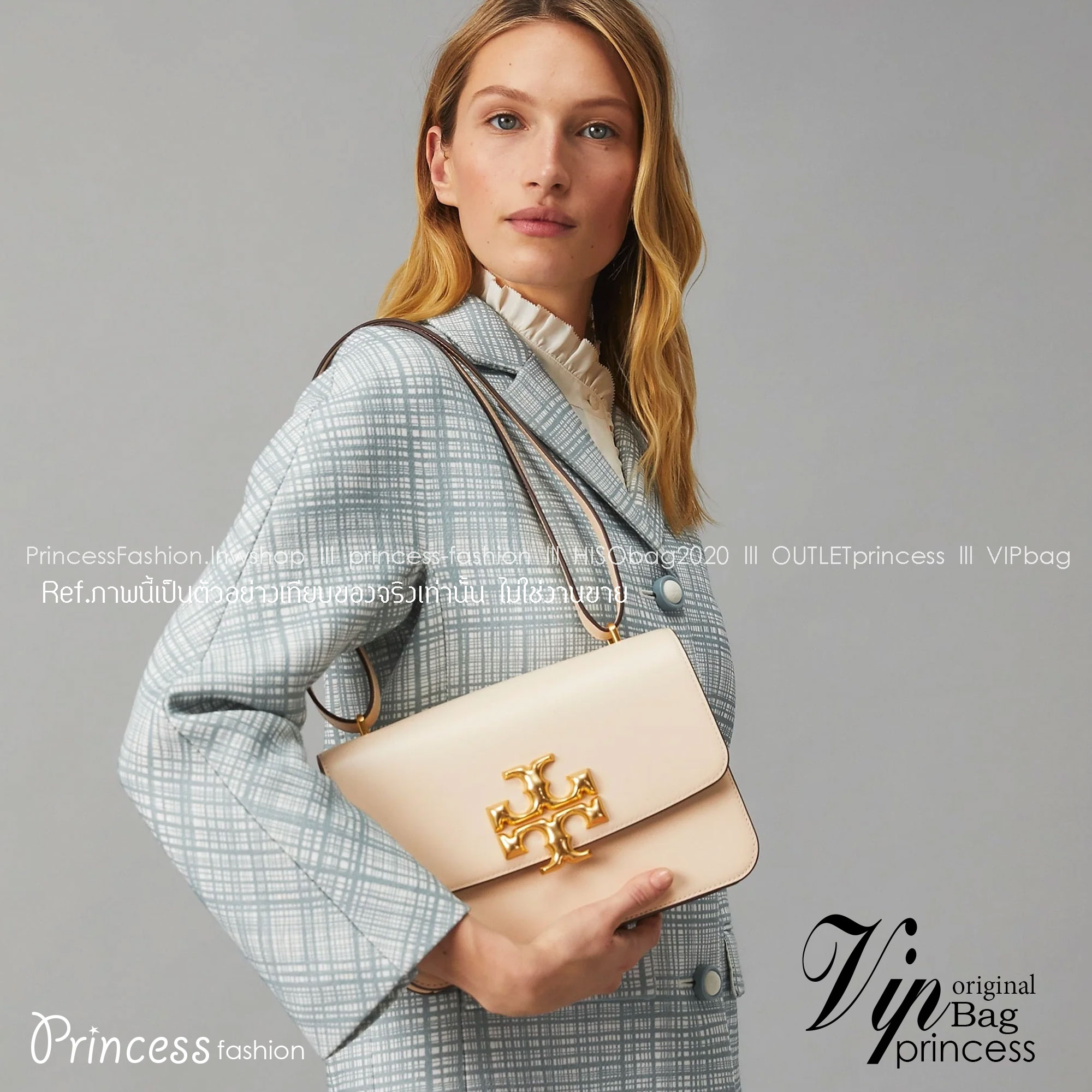 Tory Burch Bag / TORY BURCH ELEANOR CONVERTIBLE SHOULDER BAG รุ่นยอดนิยม กับไซส์ใหม่ ใหญ่จุคุ้ม! กระเป๋าสะพายข้าง ดีไซน์อยู่ทรง เรียบหรู! ผู้ดีกว่าใคร เปิด-ปิดด้วยแถบแม่เหล็ก