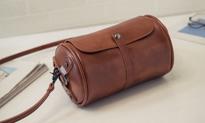 กระเป๋าสะพายข้าง ทรงกระบอก ขนาดกลาง กระเป๋าสะพาย แฟชั่น วัยรุ่น ทรงกระบอก หากแบบยาก ดีไซน์ สวยเท่ 151480