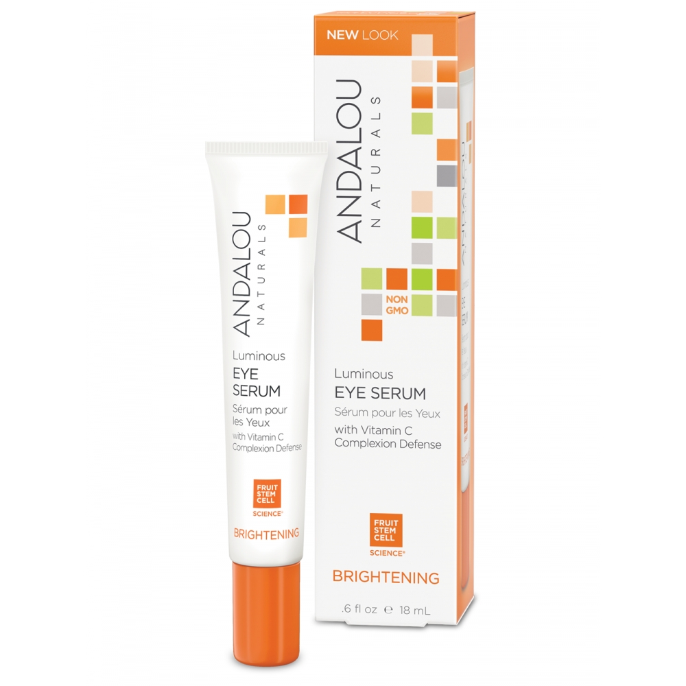 (Pre-order) Andalou Naturals Luminous Eye Serum Brightening 0.6 oz (18 ml)