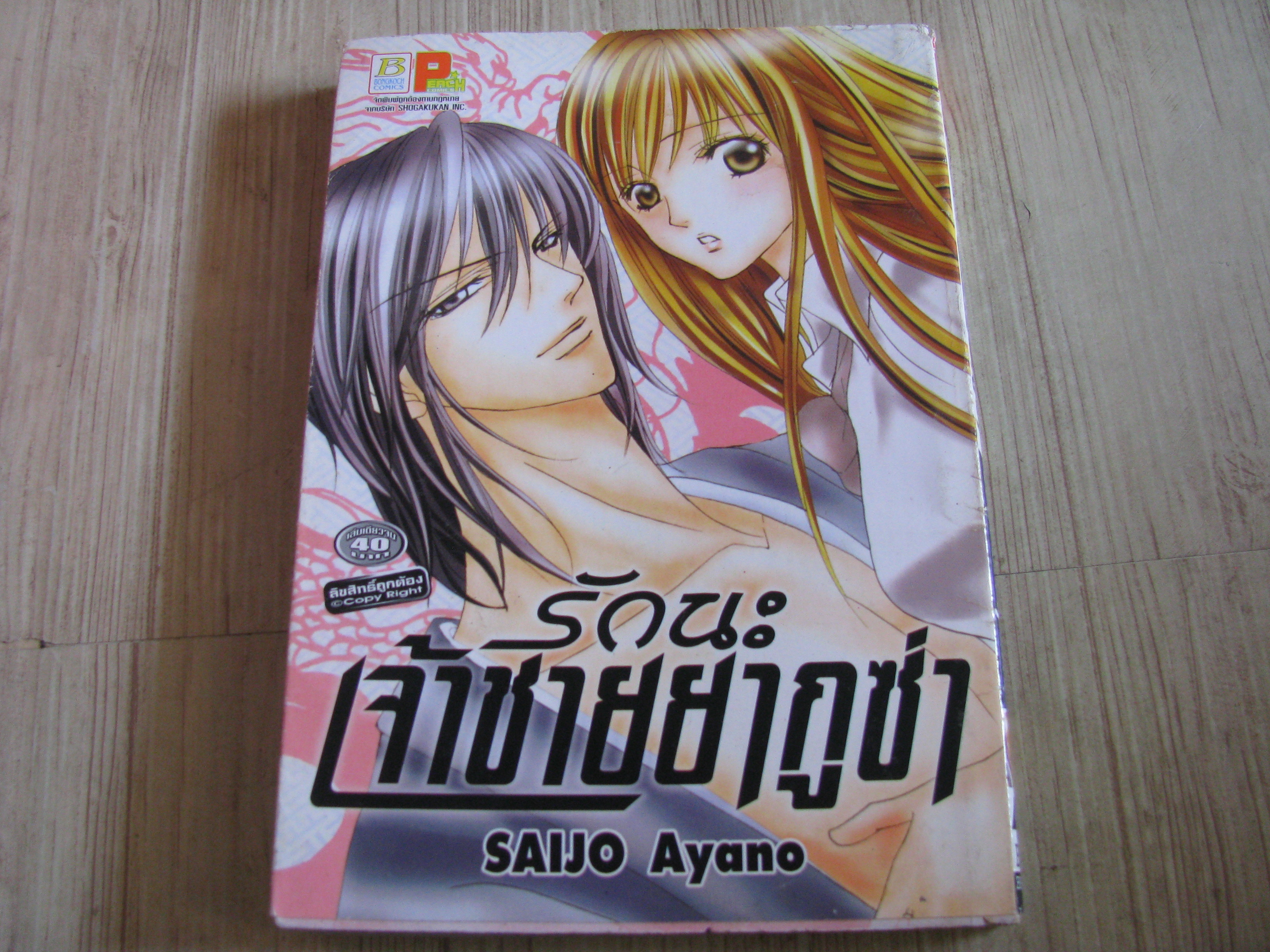 รักนะเจ้าชายยากูซ่า เล่มเดียวจบ Saijo Ayano เขียน***สินค้าหมด***